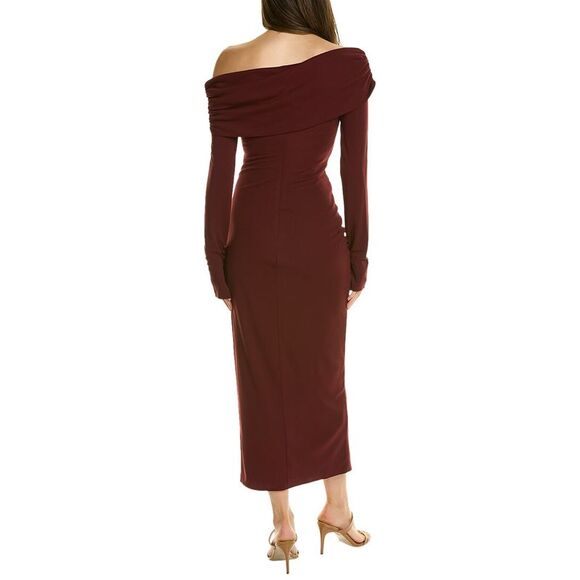 Nicholas Womens  Ascha Midi Dress, Purple - Picture 2 of 3